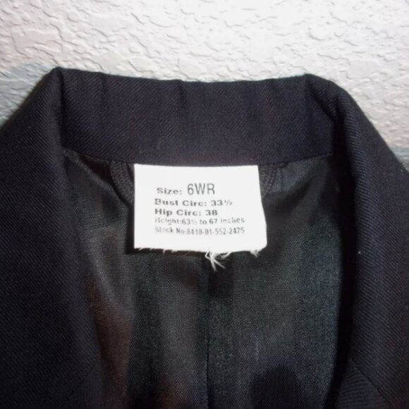 6WR UNITED STATES ARMY SERVICE UNIFORM DRESS BLUE ASU JACKET COAT WOMENS JM 126 - Picture 3 of 12